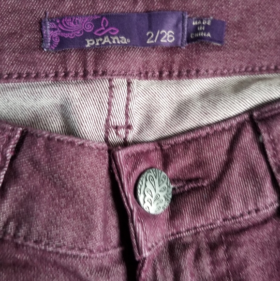 PrAna Jett Jeans •Like NEW• plum ombre - Picture 3 of 7